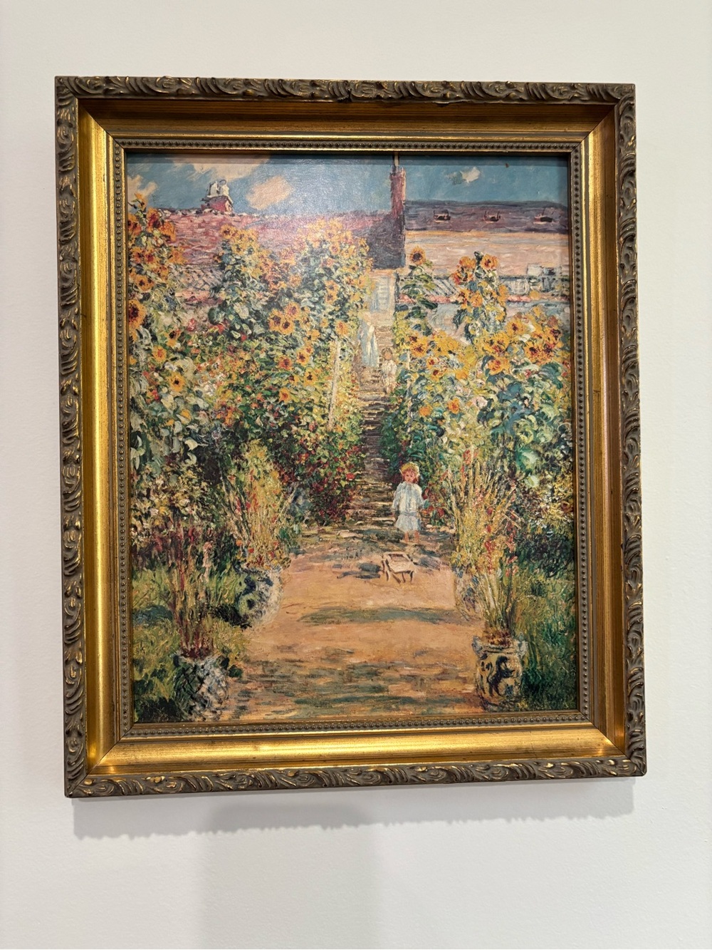 Claude Monet The Artist's Garden at VΓ©theuil 1965 - Official Museum Print